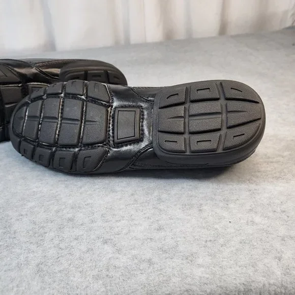 * Winston Comfortable Square Toe Black Loafers Men's Size's - Picture 7 of 9